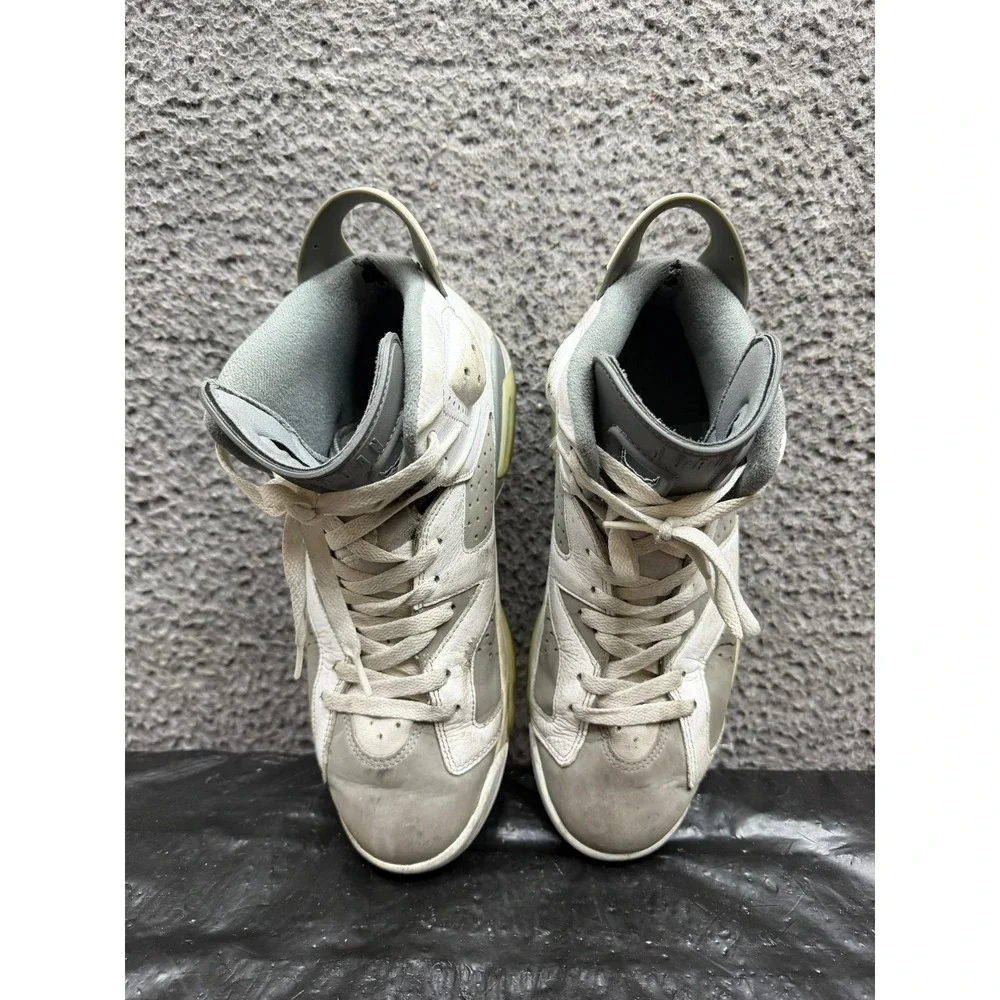 Air Jordan 6 Retro Cool Grey High Top Sneakers CT8529-100 Mens Size 9 US